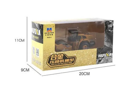 Véhicule de Chantier Métallique 1:60 – Mini Modèle Réaliste en Alliage