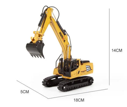 Véhicule de Chantier Métallique 1:60 – Mini Modèle Réaliste en Alliage