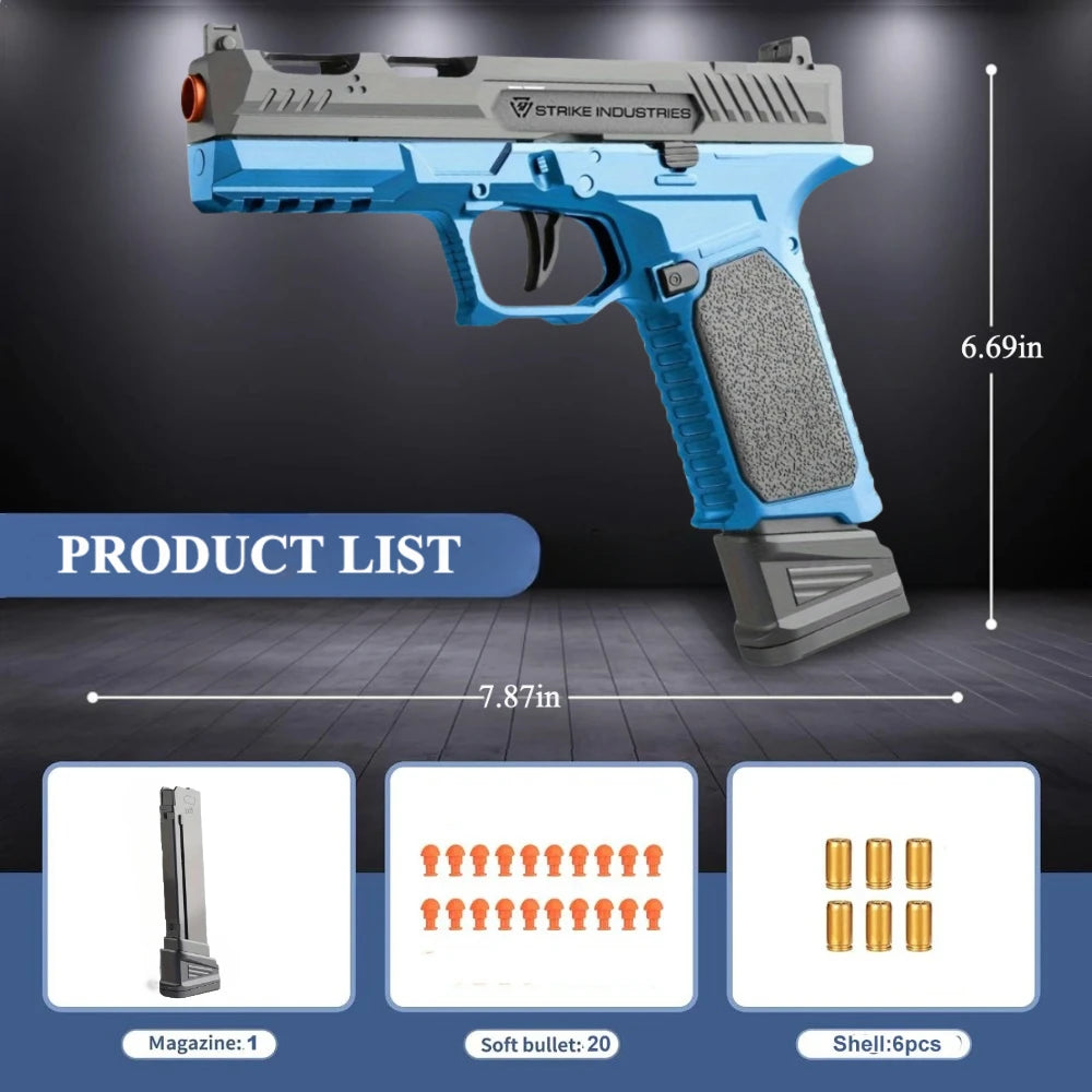 Pistolet Jouet SIG17 à Douilles Éjectables – Modèle Réaliste pour Enfants