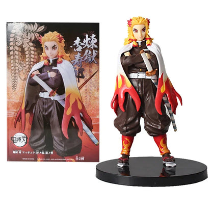 Figurines Demon Slayer – Tanjiro, Nezuko, Zenitsu & Inosuke (15 cm)