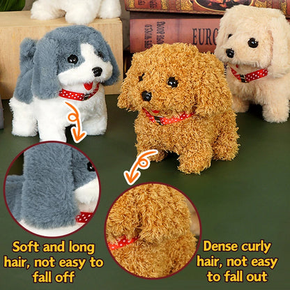 Chien en Peluche Interactif – Télécommandé avec Laisse et Sons Réalistes