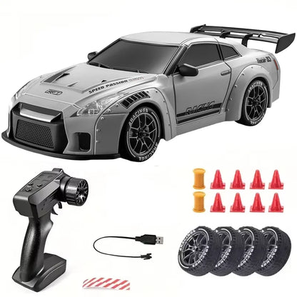 Voiture RC Drift 4x4 avec Phares LED – 1:24, 20 km/h, Télécommande 2.4GHz