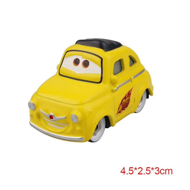 Voitures Disney Pixar Cars 2 & 3 – Modèles Diecast 1:55 Lightning McQueen, Mack, Mater et Plus