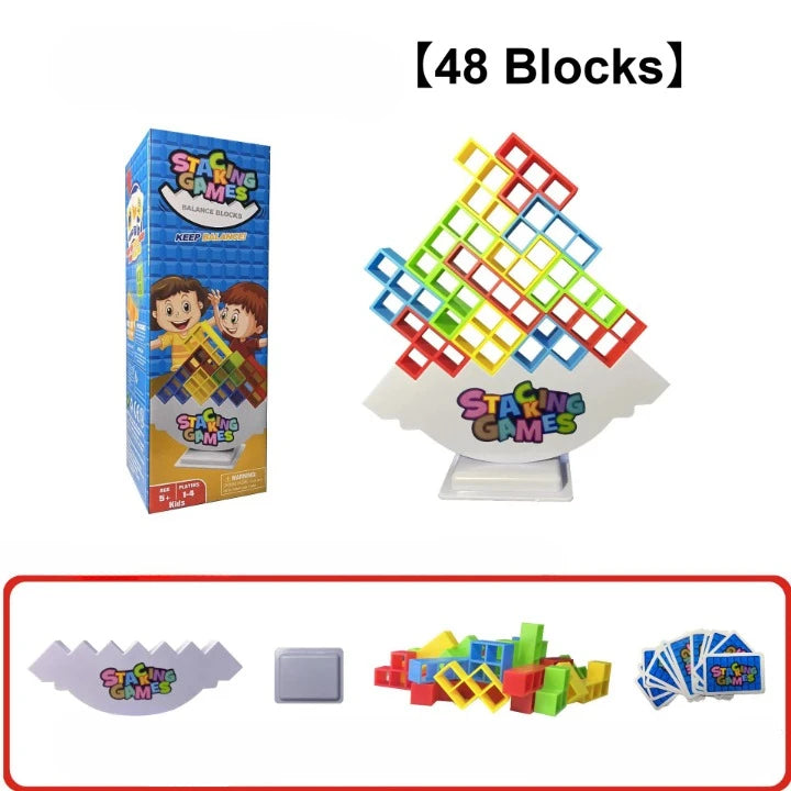 Jeu de Tour d’Équilibre – Blocs de Construction et Défis d’Adresse