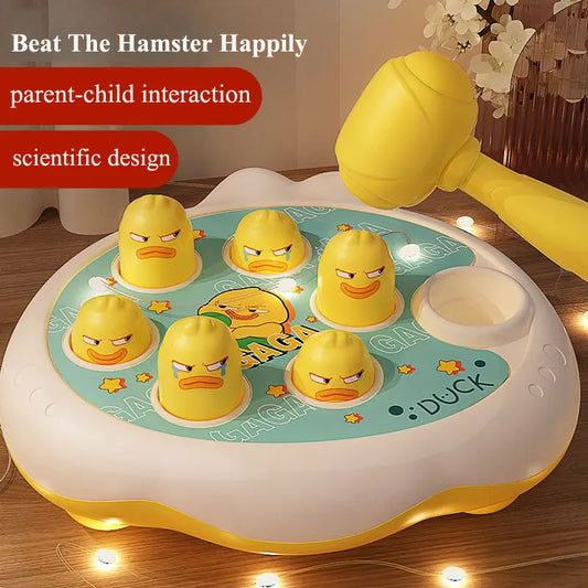 Jeu d’Éveil Montessori avec Marteau – Canard, Grenouille ou Cochon
