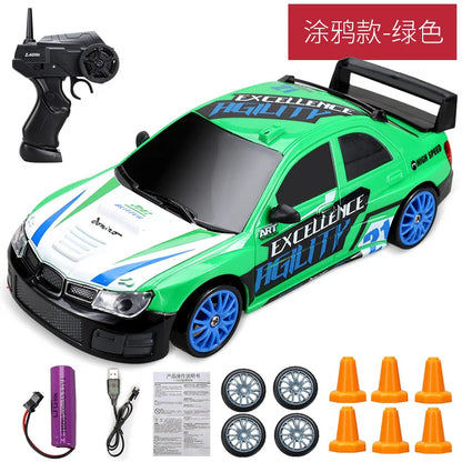 Voiture RC Drift 4x4 Haute Vitesse 2.4G – Modèle AE86/GTR Télécommandé