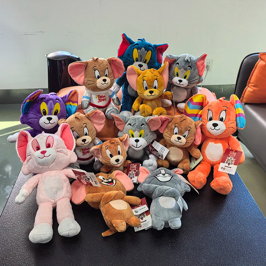 Peluche Tom et Jerry Officielle – Jouet en Coton Doux