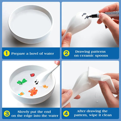 Stylos Magiques Flottants – Encre Colorée et Dessin sur l’Eau pour Enfants