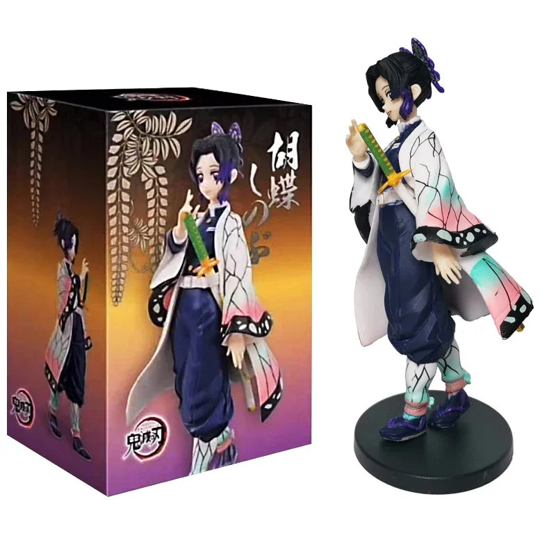 Figurines Demon Slayer – Tanjiro, Nezuko, Zenitsu & Inosuke (15 cm)