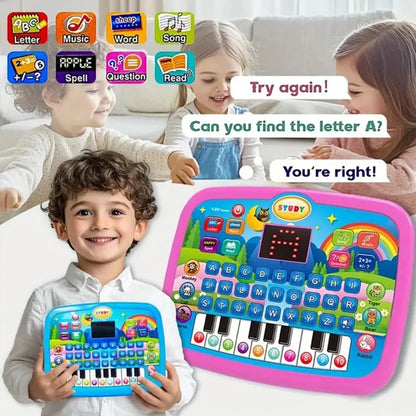 Tablette Éducative LED pour Enfants ( Anglais)– Apprentissage des Lettres, Chiffres et Musique