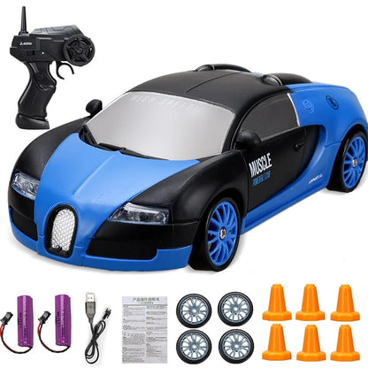 Voiture RC Drift 4x4 Haute Vitesse 2.4G – Modèle AE86/GTR Télécommandé