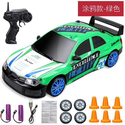 Voiture RC Drift 4x4 Haute Vitesse 2.4G – Modèle AE86/GTR Télécommandé