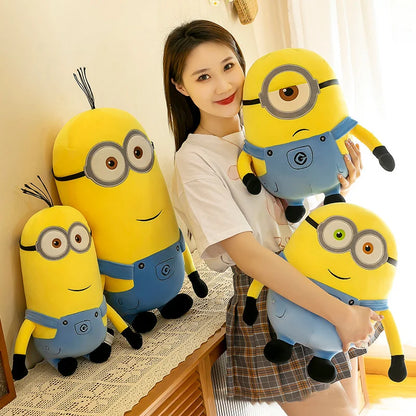Peluche Minion – Bob & Stuart tout doux en salopette