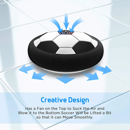 Ballon de Foot Flottant avec LED – Jouet Électrique Hover Soccer pour Enfants