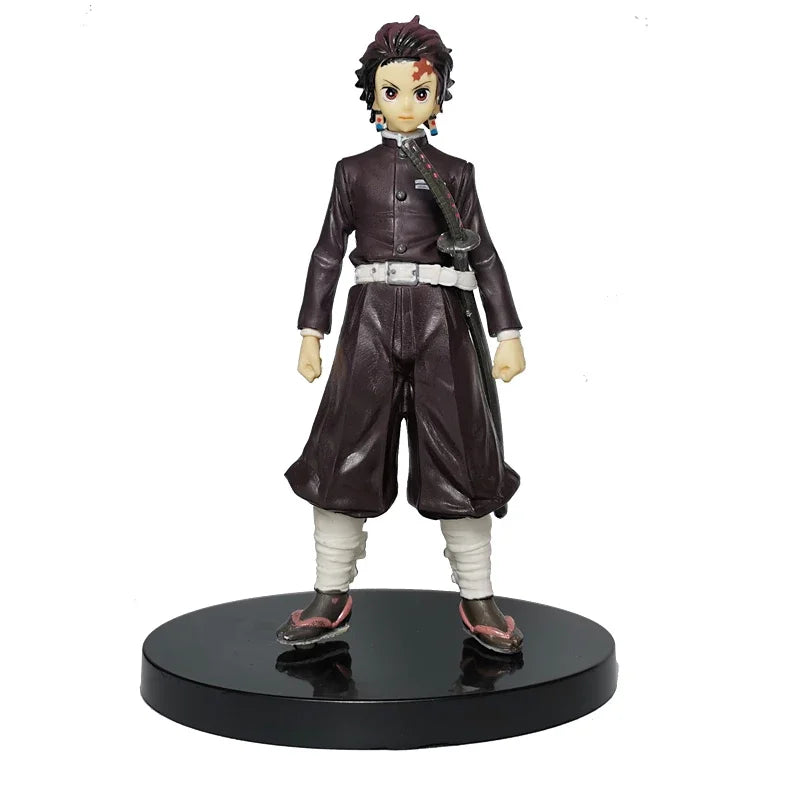 Figurines Demon Slayer – Tanjiro, Nezuko, Zenitsu & Inosuke (15 cm)