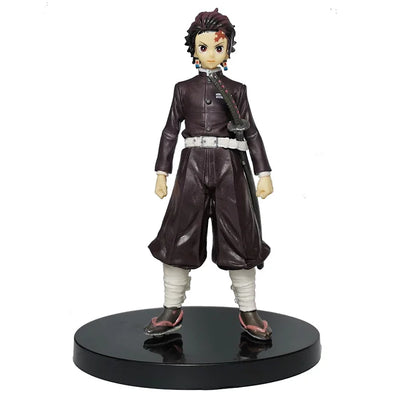 Figurines Demon Slayer – Tanjiro, Nezuko, Zenitsu & Inosuke (15 cm)
