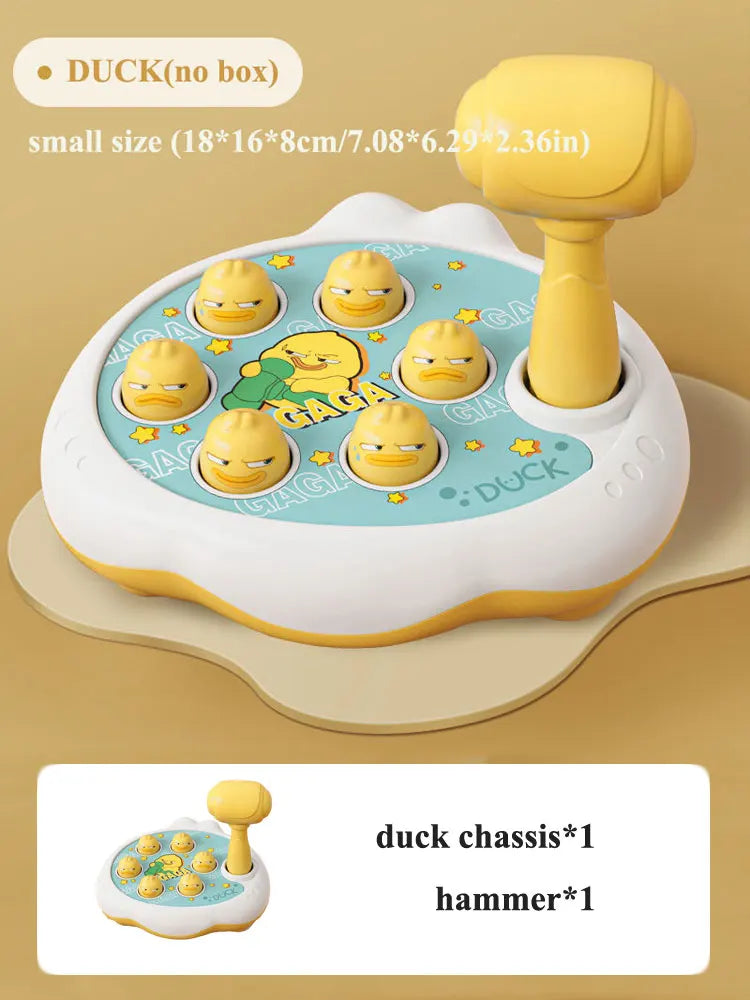 Jeu d’Éveil Montessori avec Marteau – Canard, Grenouille ou Cochon