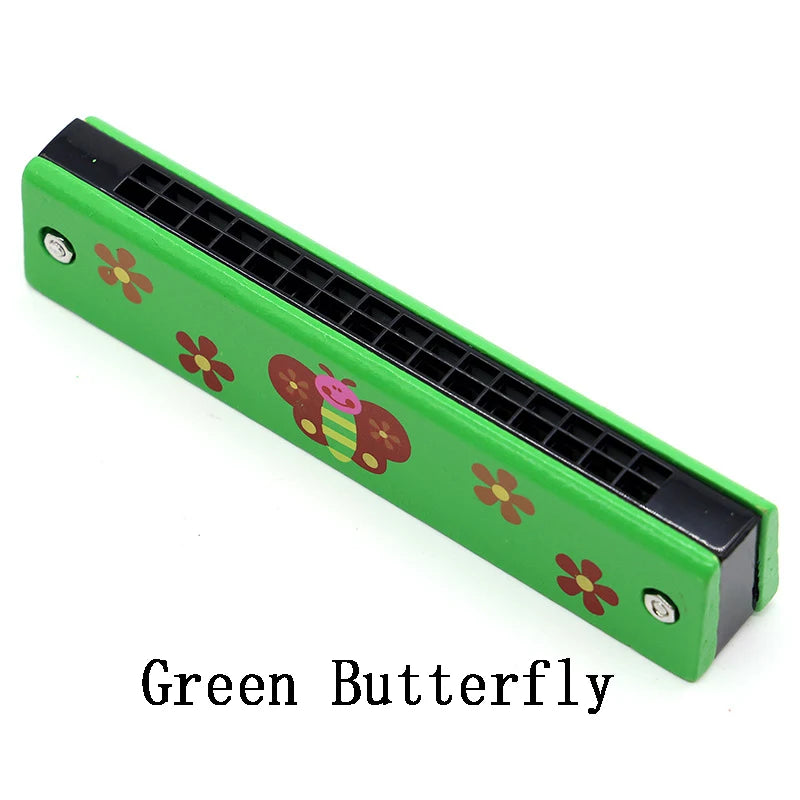 Harmonica en bois pour enfants – Instrument musical éducatif