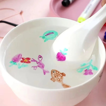 Stylos Magiques Flottants – Encre Colorée et Dessin sur l’Eau pour Enfants