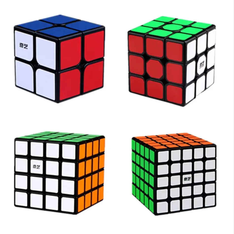 Cube Magique Qiyi – Jeu de Réflexion Éducatif (2x2 à 6x6)