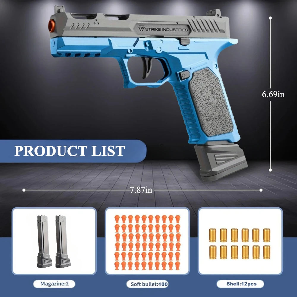 Pistolet Jouet SIG17 à Douilles Éjectables – Modèle Réaliste pour Enfants