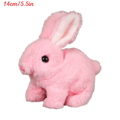 Lapin Interactif Électrique – Peluche qui Marche et Remue les Oreilles