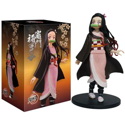 Figurines Demon Slayer – Tanjiro, Nezuko, Zenitsu & Inosuke (15 cm)