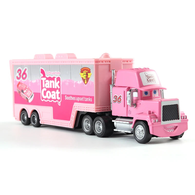 Camion Disney Pixar Cars – Modèle 1:55 (Lightning McQueen, Mack, Jackson Storm)