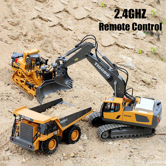 Camion de Chantier Télécommandé 1:20 – Pelleteuse, Bulldozer ou Benne RC