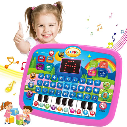 Tablette Éducative LED pour Enfants ( Anglais)– Apprentissage des Lettres, Chiffres et Musique