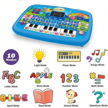 Tablette Éducative LED pour Enfants ( Anglais)– Apprentissage des Lettres, Chiffres et Musique