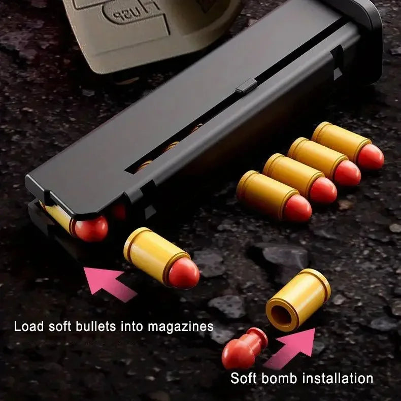 Pistolet Jouet SIG17 à Douilles Éjectables – Modèle Réaliste pour Enfants