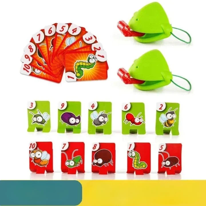 Jeu de Société Masque Grenouille – Jeu Amusant Familial avec Langue Léchante