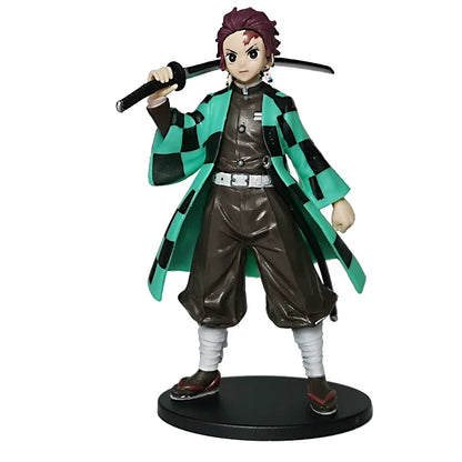 Figurines Demon Slayer – Tanjiro, Nezuko, Zenitsu & Inosuke (15 cm)