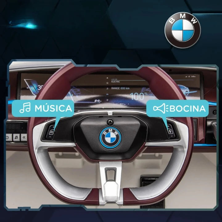 Voiture Électrique pour Enfants HOMCOM – BMW sous Licence Officielle avec Musique, Phares et Télécommande