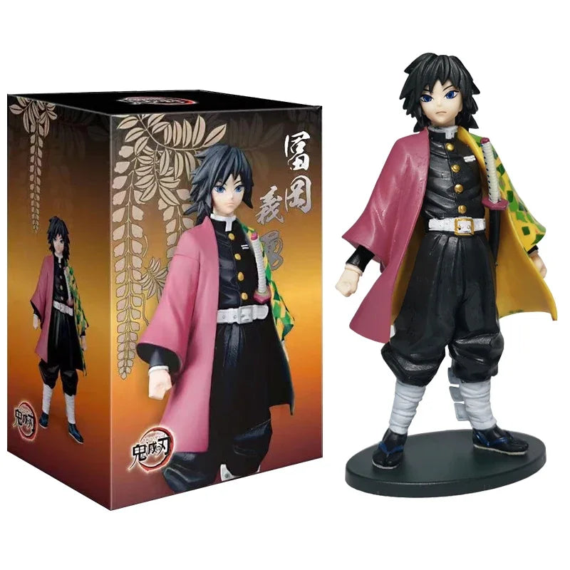 Figurines Demon Slayer – Tanjiro, Nezuko, Zenitsu & Inosuke (15 cm)