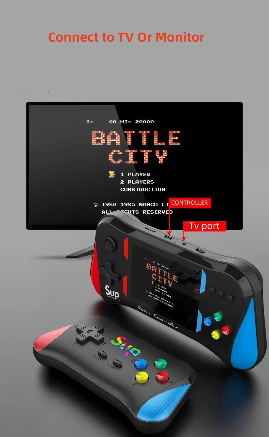 Console de Jeu Rétro Mini X7M – Console Portable Classique pour Enfants