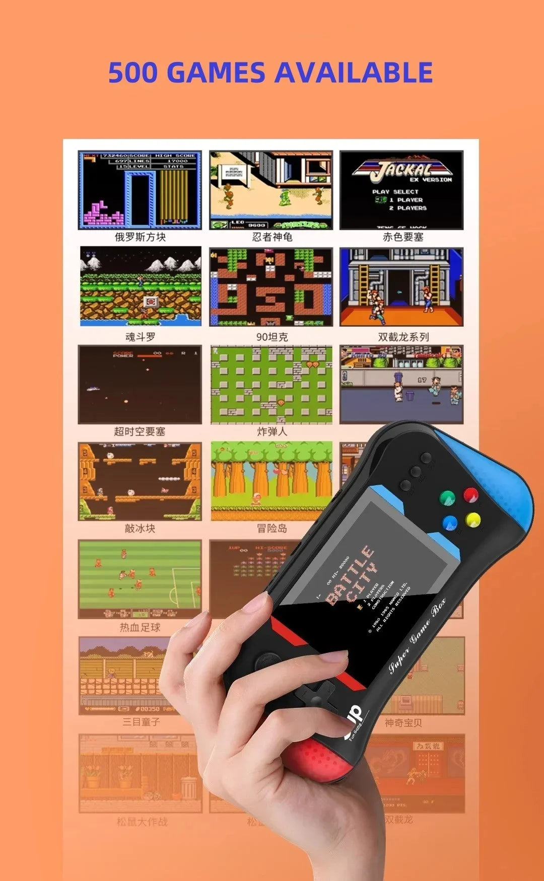 Console de Jeu Rétro Mini X7M – Console Portable Classique pour Enfants