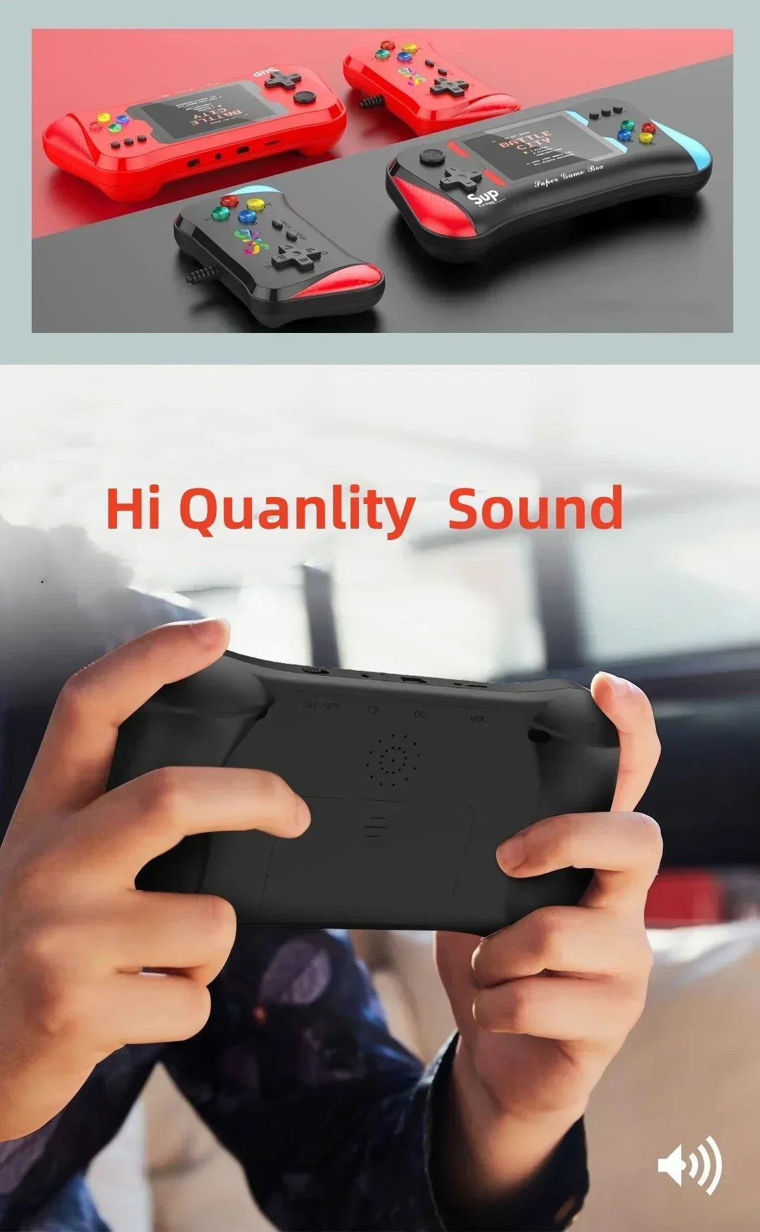 Console de Jeu Rétro Mini X7M – Console Portable Classique pour Enfants