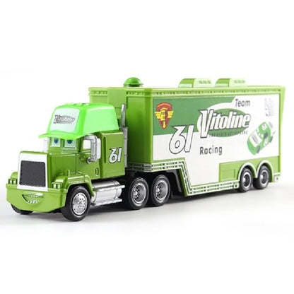 Camion Disney Pixar Cars – Modèle 1:55 (Lightning McQueen, Mack, Jackson Storm)