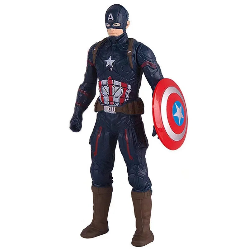 Figurine Marvel 17 cm – Spiderman, Iron Man ou Captain America Lumineuse