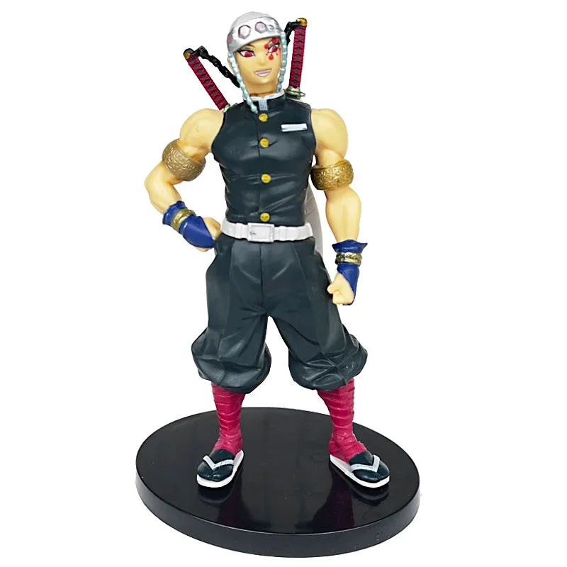 Figurines Demon Slayer – Tanjiro, Nezuko, Zenitsu & Inosuke (15 cm)