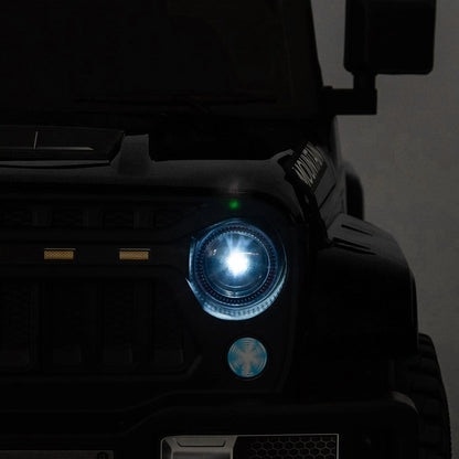 Voiture Électrique Enfant 12V avec Télécommande, Bluetooth, Musique et Phares LED