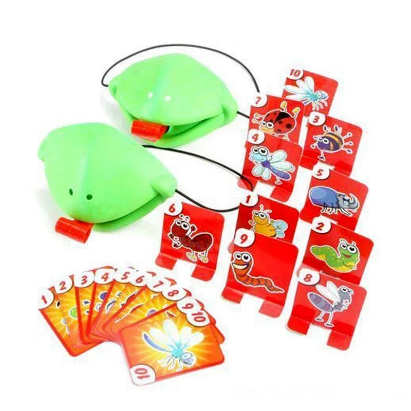 Jeu de Société Masque Grenouille – Jeu Amusant Familial avec Langue Léchante